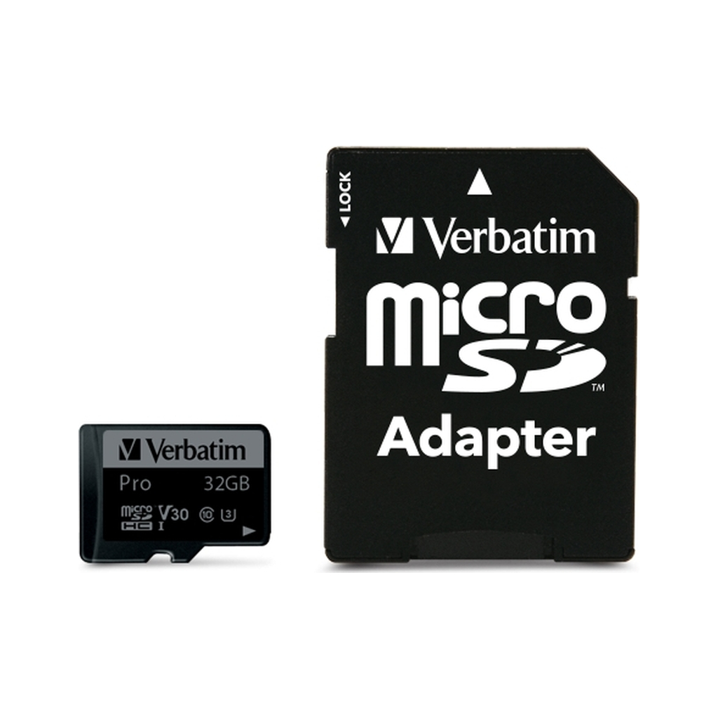 Карта пам%27яті Verbatim 32GB microSDXC class 10 UHS-III PRO (47041)