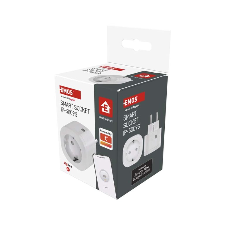 Розумна розетка WIFI P5533 GoSmart, ZigBee 3.0, IP44 EMOS (P5533) - фото 12