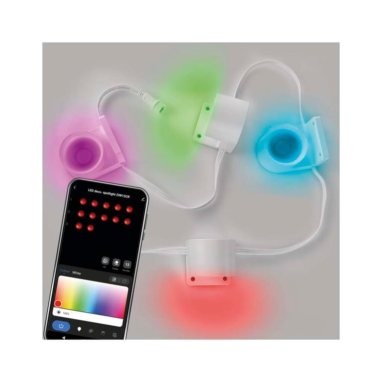 Світильник EMOS ZIW154R 4шт. 85см, 7 Вт, RGBIC+CCT, WIFI (ZIW154R) - фото 8
