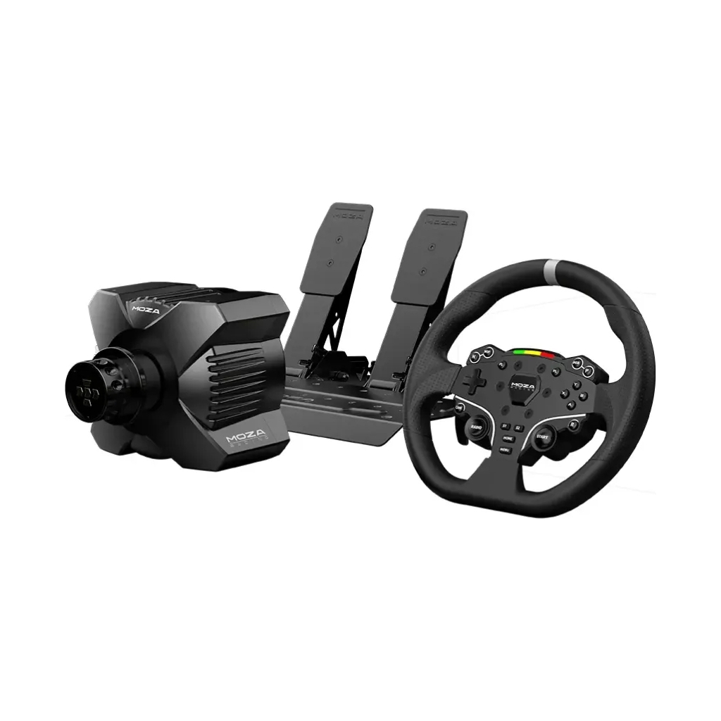 Кермо MOZA Racing R3 Racing Bundle for PC + подв. педалі SR-P Lite (RS074_Moza) - фото 1 Кермо MOZA Racing R3 Racing Bundle for PC + подв. педалі SR-P Lite (RS074_Moza) - фото 1