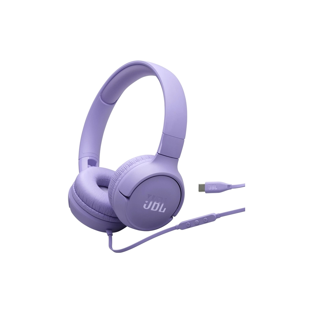 Навушники JBL Tune 520C USB-C Purple (JBLT520CPUR) - фото 1