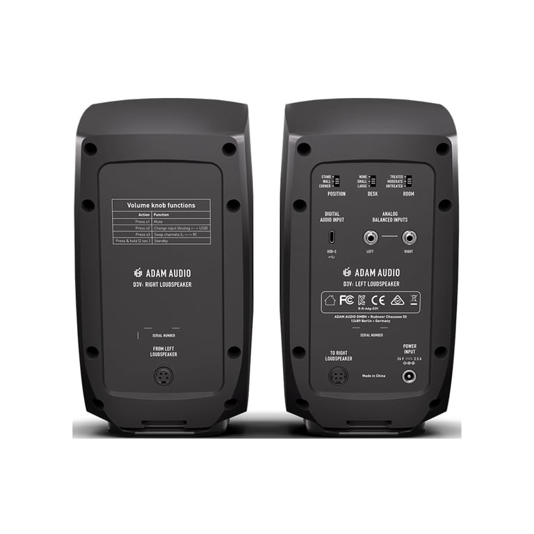 Студійний монітор ADAM Audio D3V Black (236612) - фото 2