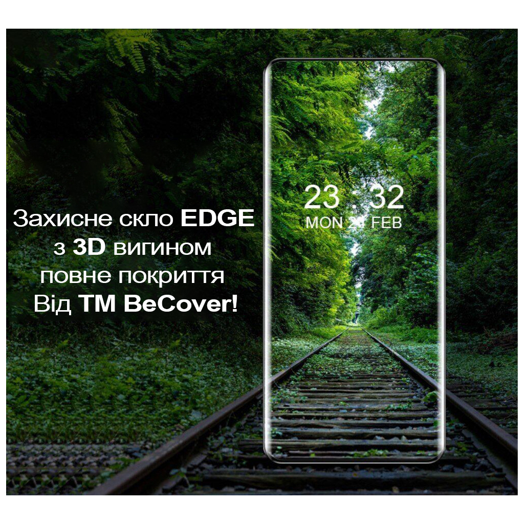 Скло захисне BeCover EDGE Xiaomi Redmi Note 14 Pro Plus 5G Black (713580) - фото 3 Скло захисне BeCover EDGE Xiaomi Redmi Note 14 Pro Plus 5G Black (713580) - фото 3