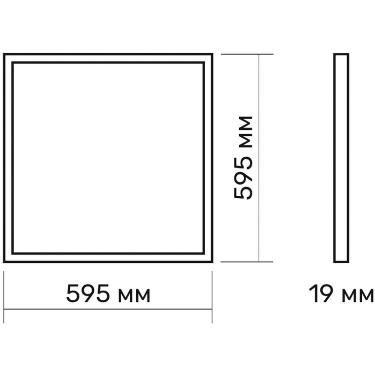 Світильник TITANUM 40W 6500K 220V PRISMATIC (TL-PR406W) - фото 4