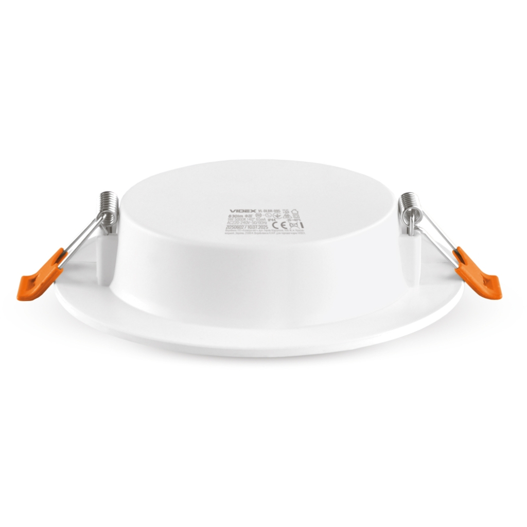 Світильник Videx LED Back вбудований круглий 9W 5000K (VL-DLBR-095) - фото 2 Світильник Videx LED Back вбудований круглий 9W 5000K (VL-DLBR-095) - фото 2