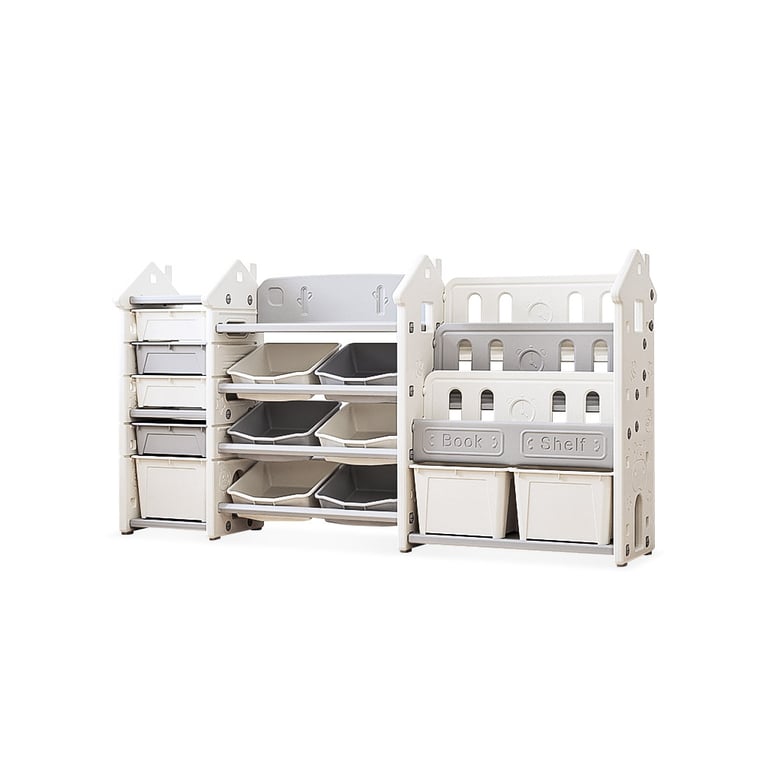 Дитячий стелаж Mealux Line White (KD-E196 White) - фото 1