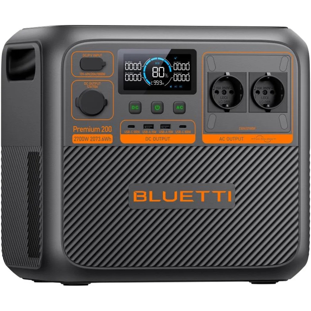 Зарядна станція BLUETTI PREMIUM 200 V2 2700W (PREMIUM 200 V2) - фото 2 Зарядна станція BLUETTI PREMIUM 200 V2 2700W (PREMIUM 200 V2) - фото 2