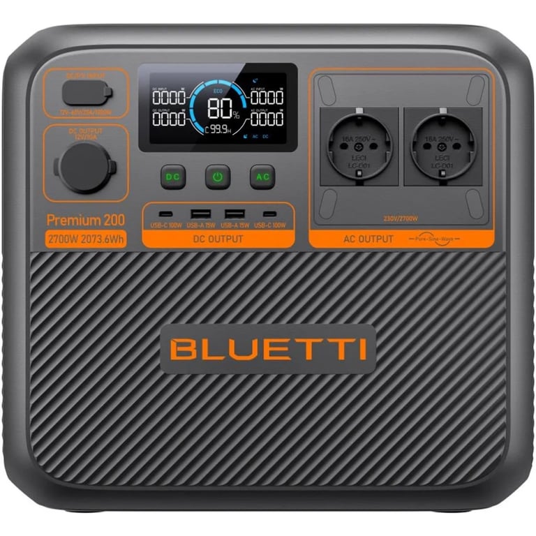 Зарядна станція BLUETTI PREMIUM 200 V2 2700W (PREMIUM 200 V2) - фото 3