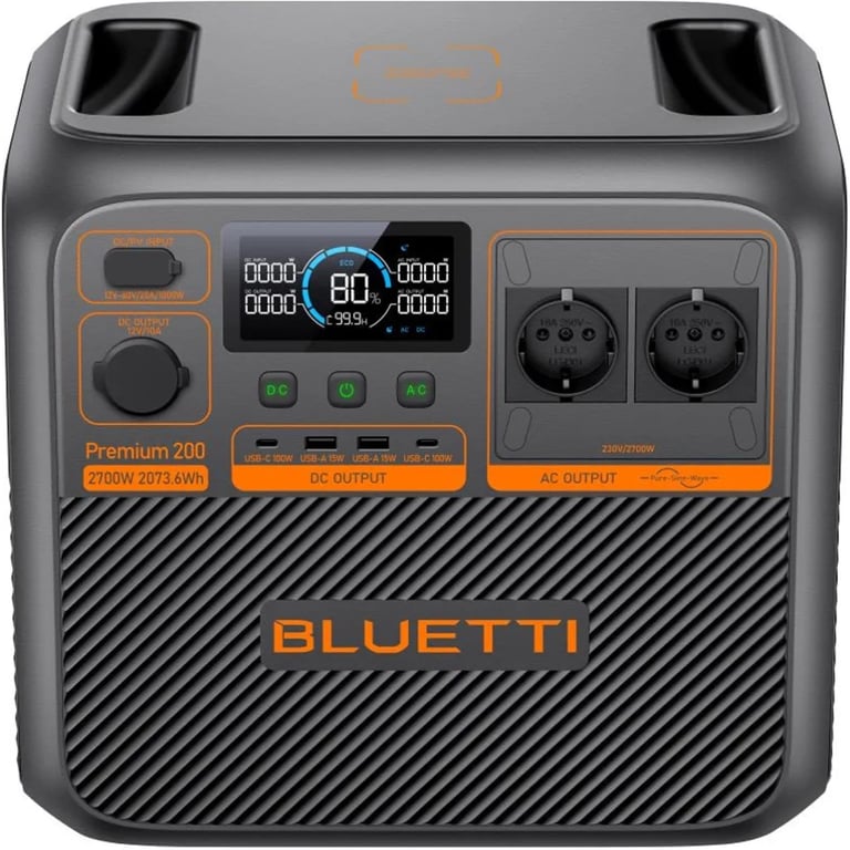 Зарядна станція BLUETTI PREMIUM 200 V2 2700W (PREMIUM 200 V2) - фото 4