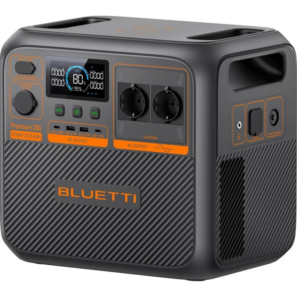 Зарядна станція BLUETTI PREMIUM 200 V2 2700W (PREMIUM 200 V2) - фото 5 Зарядна станція BLUETTI PREMIUM 200 V2 2700W (PREMIUM 200 V2) - фото 5