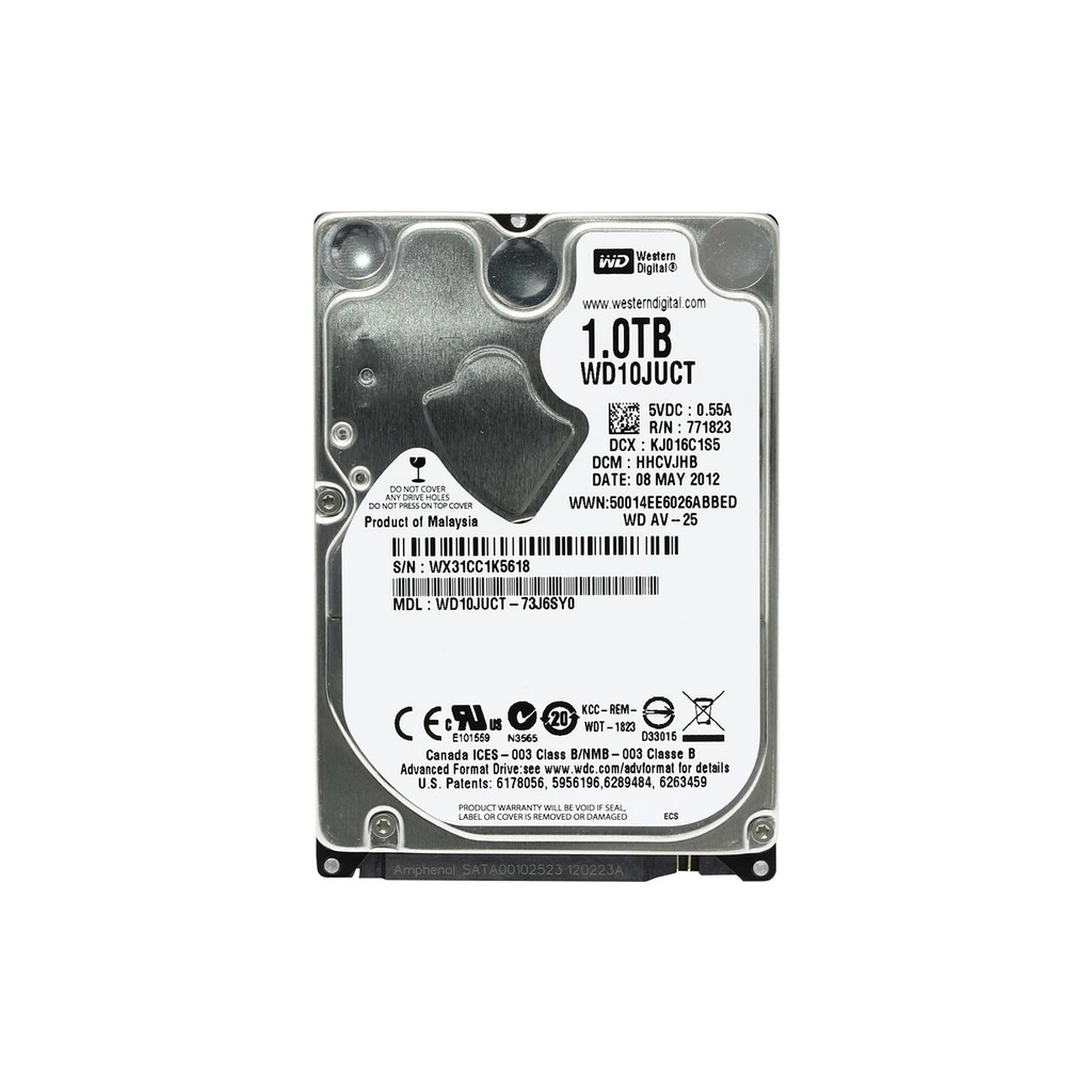 Жорсткий диск для ноутбука 2.5" 1TB WD (# WD10JUCT #) - фото 1