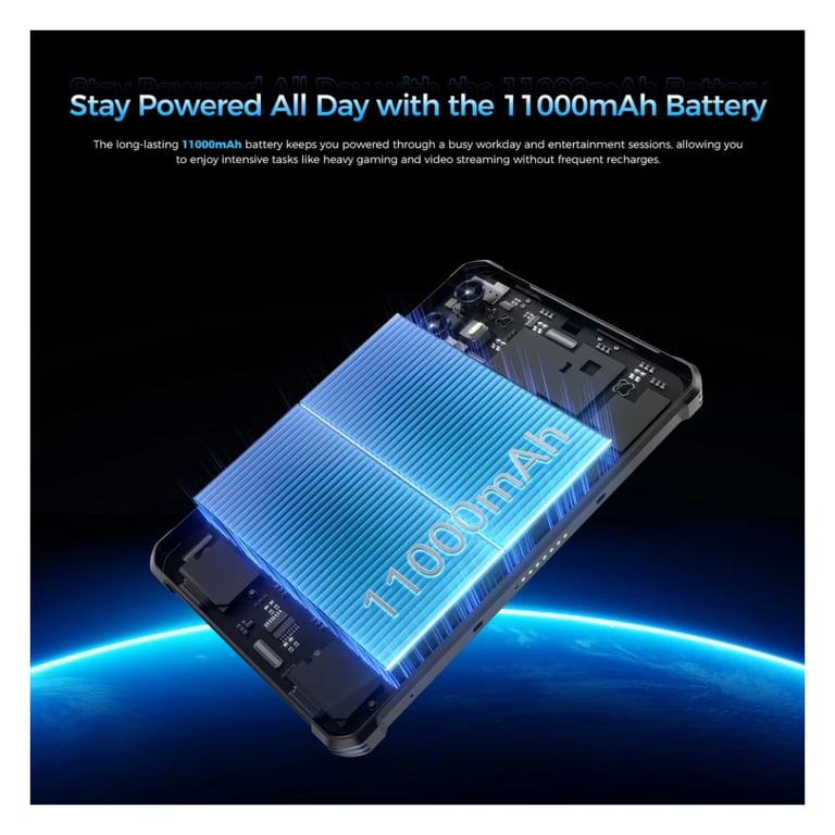 Планшет OUKITEL RT3 plus 8" 4/128GB NFC LTE Black (6941749808516) - фото 2