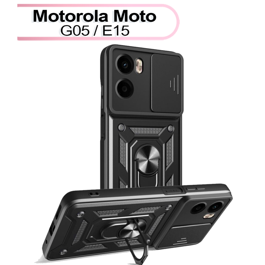 Чохол до мобільного телефона BeCover Military Motorola Moto G05 / E15 Black (713527) Чохол до мобільного телефона BeCover Military Motorola Moto G05 / E15 Black (713527)