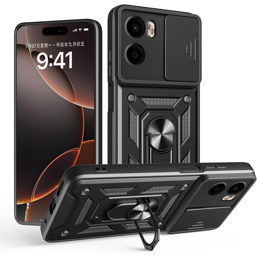 Чохол до мобільного телефона BeCover Military Motorola Moto G05 / E15 Black (713527) - фото 3 Чохол до мобільного телефона BeCover Military Motorola Moto G05 / E15 Black (713527) - фото 3