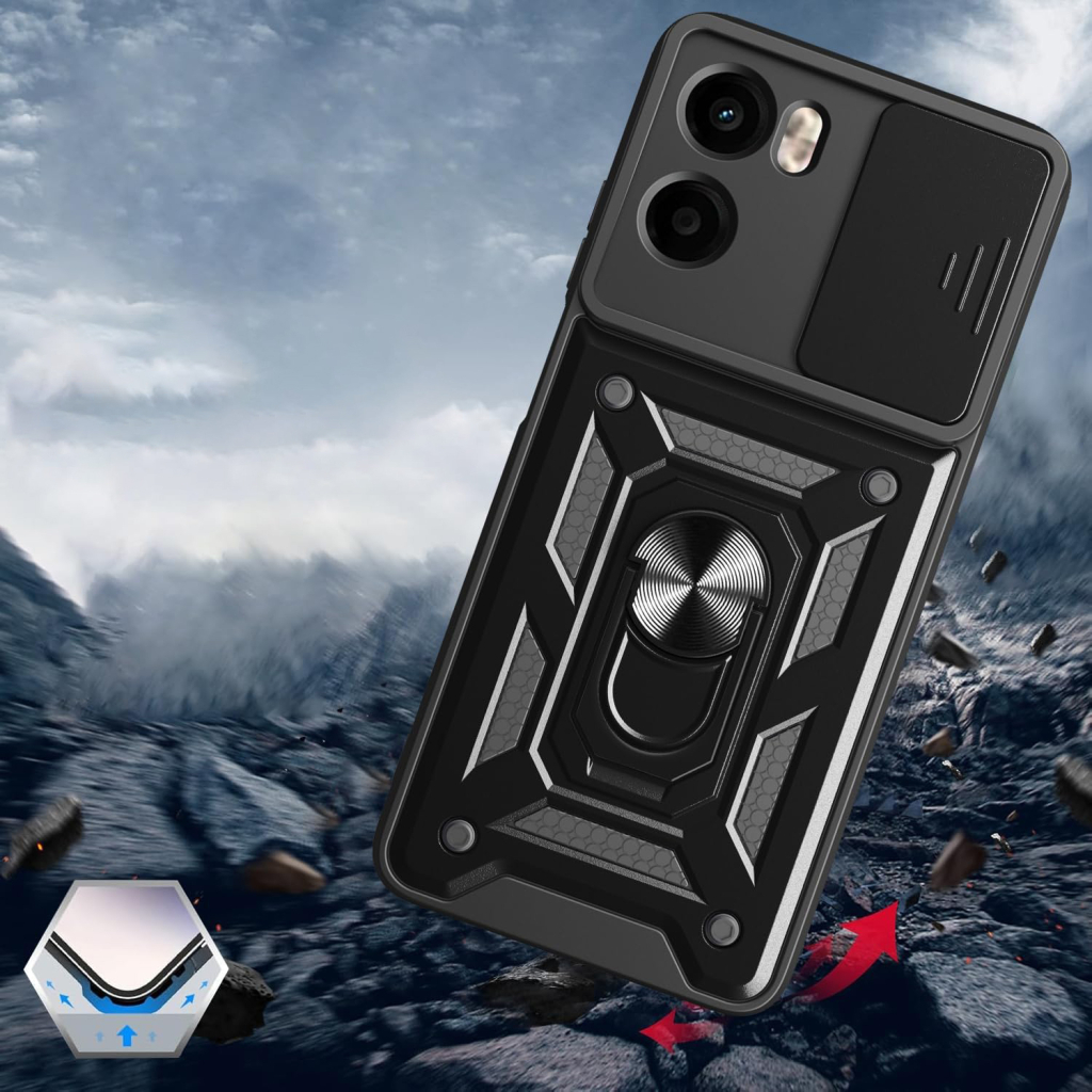 Чохол до мобільного телефона BeCover Military Motorola Moto G05 / E15 Black (713527) - фото 5 Чохол до мобільного телефона BeCover Military Motorola Moto G05 / E15 Black (713527) - фото 5