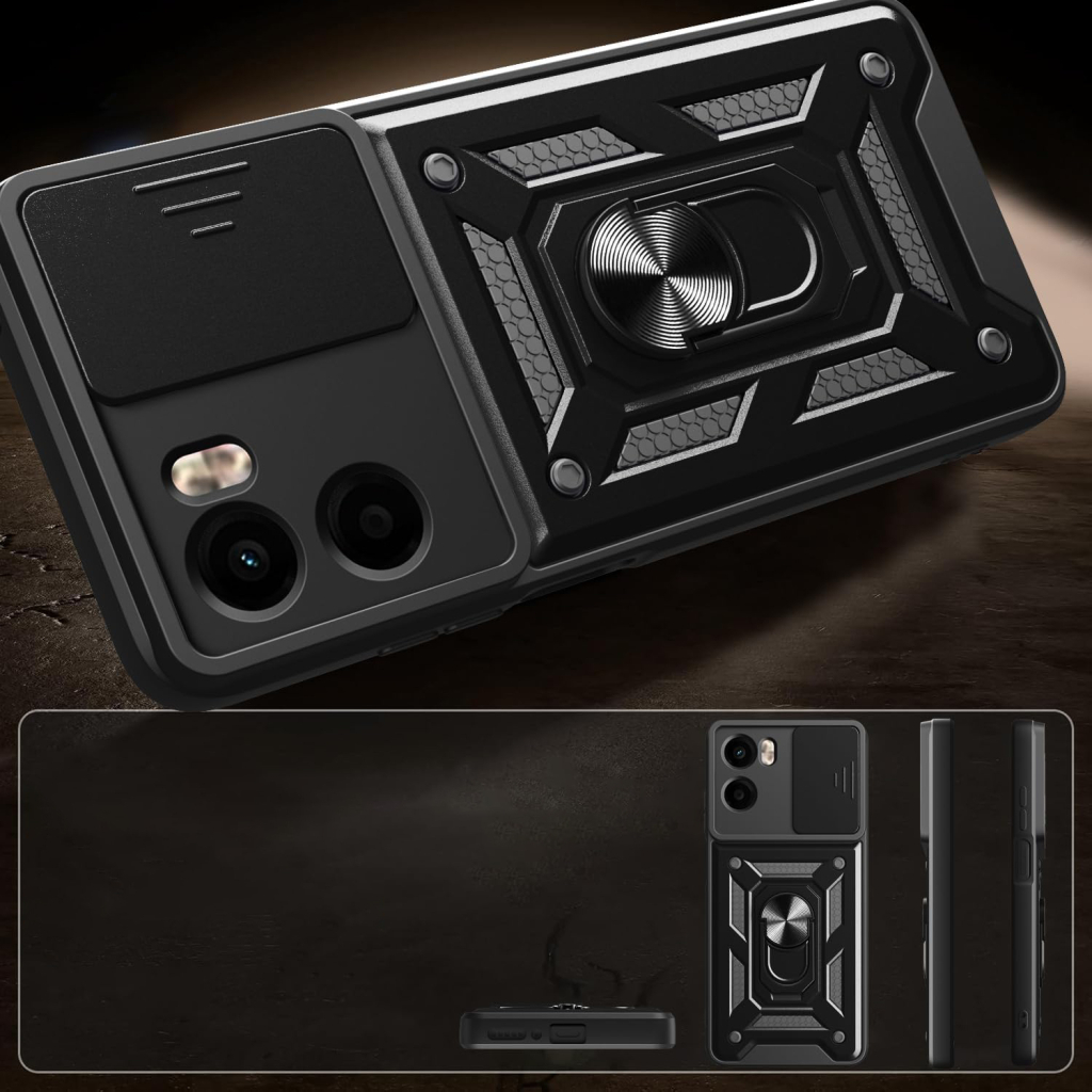 Чохол до мобільного телефона BeCover Military Motorola Moto G05 / E15 Black (713527) - фото 7 Чохол до мобільного телефона BeCover Military Motorola Moto G05 / E15 Black (713527) - фото 7