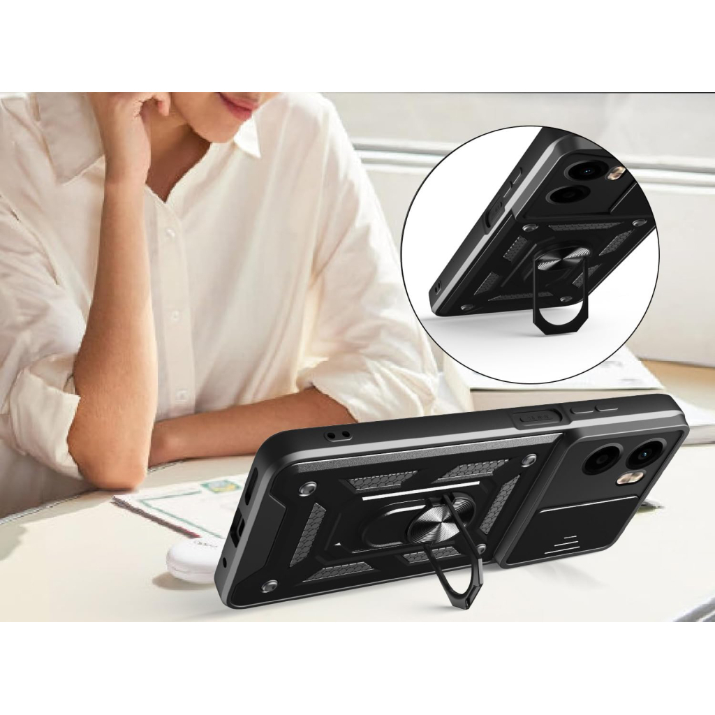 Чохол до мобільного телефона BeCover Military Motorola Moto G05 / E15 Black (713527) - фото 9 Чохол до мобільного телефона BeCover Military Motorola Moto G05 / E15 Black (713527) - фото 9