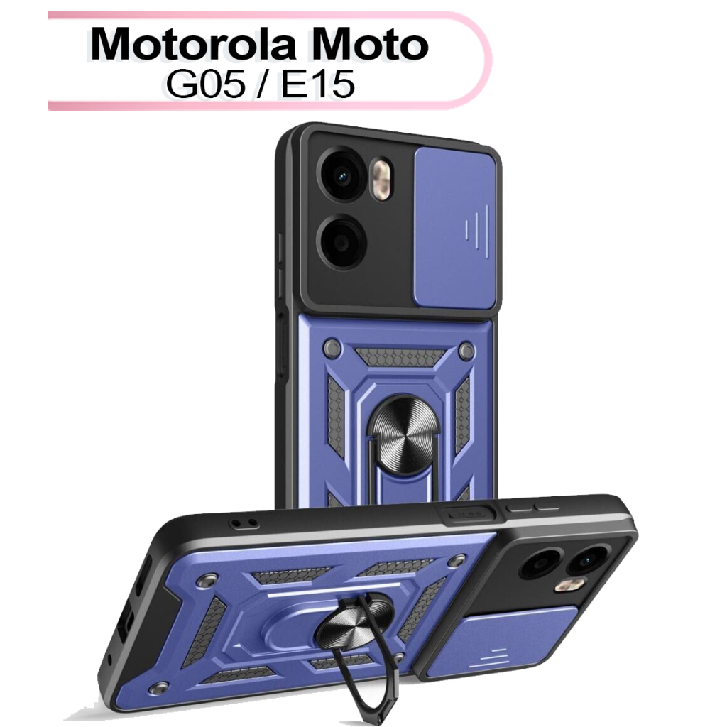 Чохол до мобільного телефона BeCover Military Motorola Moto G05 / E15 Blue (713528) Чохол до мобільного телефона BeCover Military Motorola Moto G05 / E15 Blue (713528)