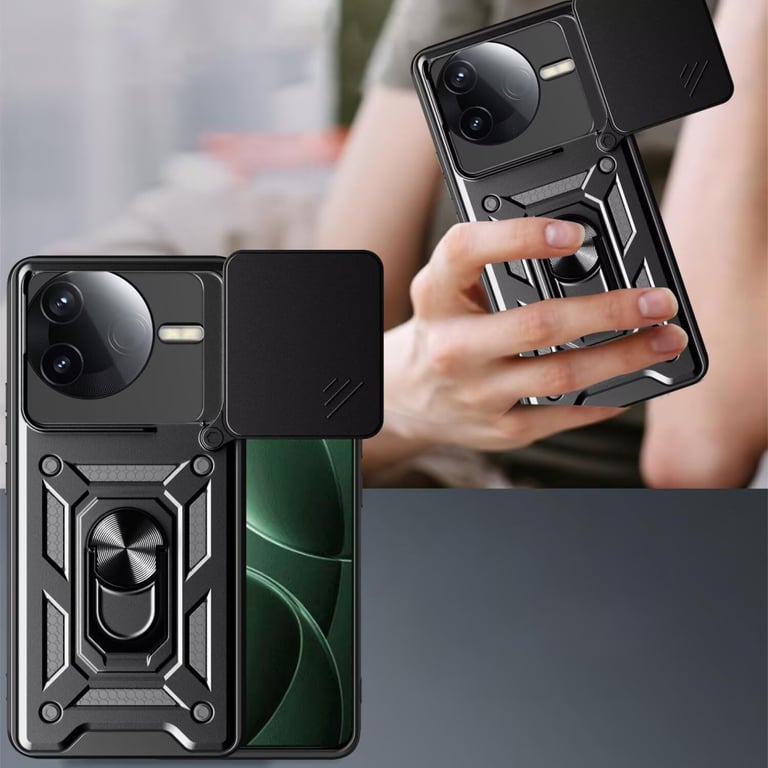 Чохол до мобільного телефона BeCover Military Poco F7 Pro Black (713536) - фото 2