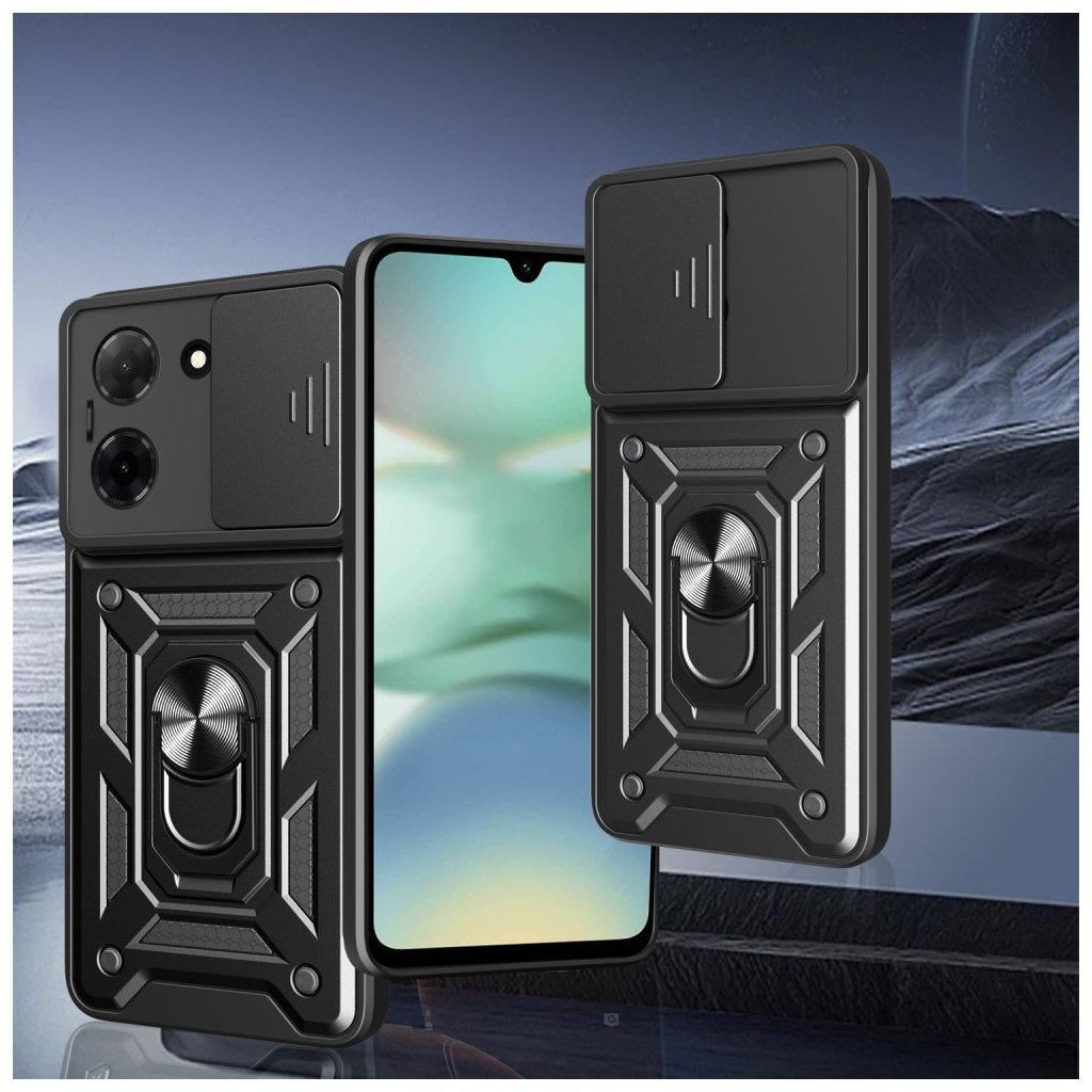 Чохол до мобільного телефона BeCover Military Xiaomi Redmi A5 / Poco C71 Black (713543) - фото 3 Чохол до мобільного телефона BeCover Military Xiaomi Redmi A5 / Poco C71 Black (713543) - фото 3