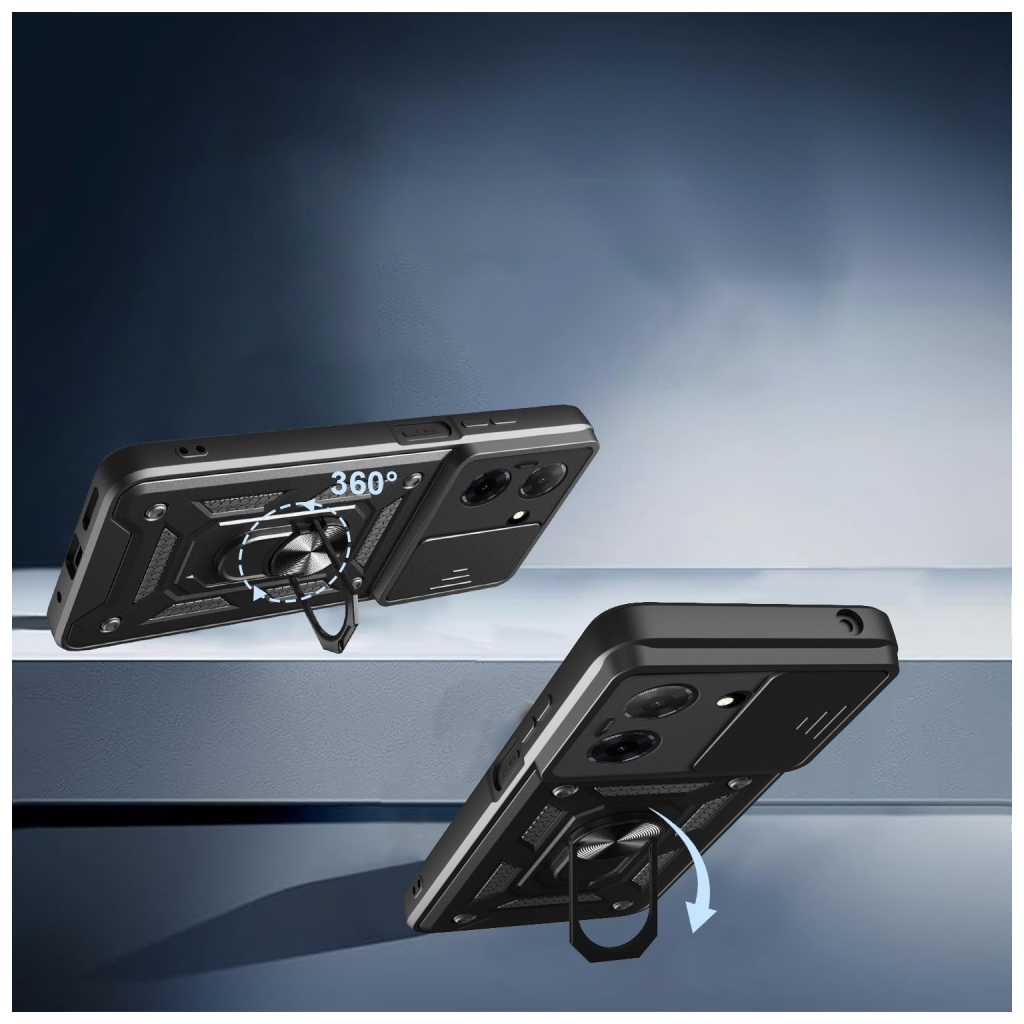 Чохол до мобільного телефона BeCover Military Xiaomi Redmi A5 / Poco C71 Black (713543) - фото 5 Чохол до мобільного телефона BeCover Military Xiaomi Redmi A5 / Poco C71 Black (713543) - фото 5