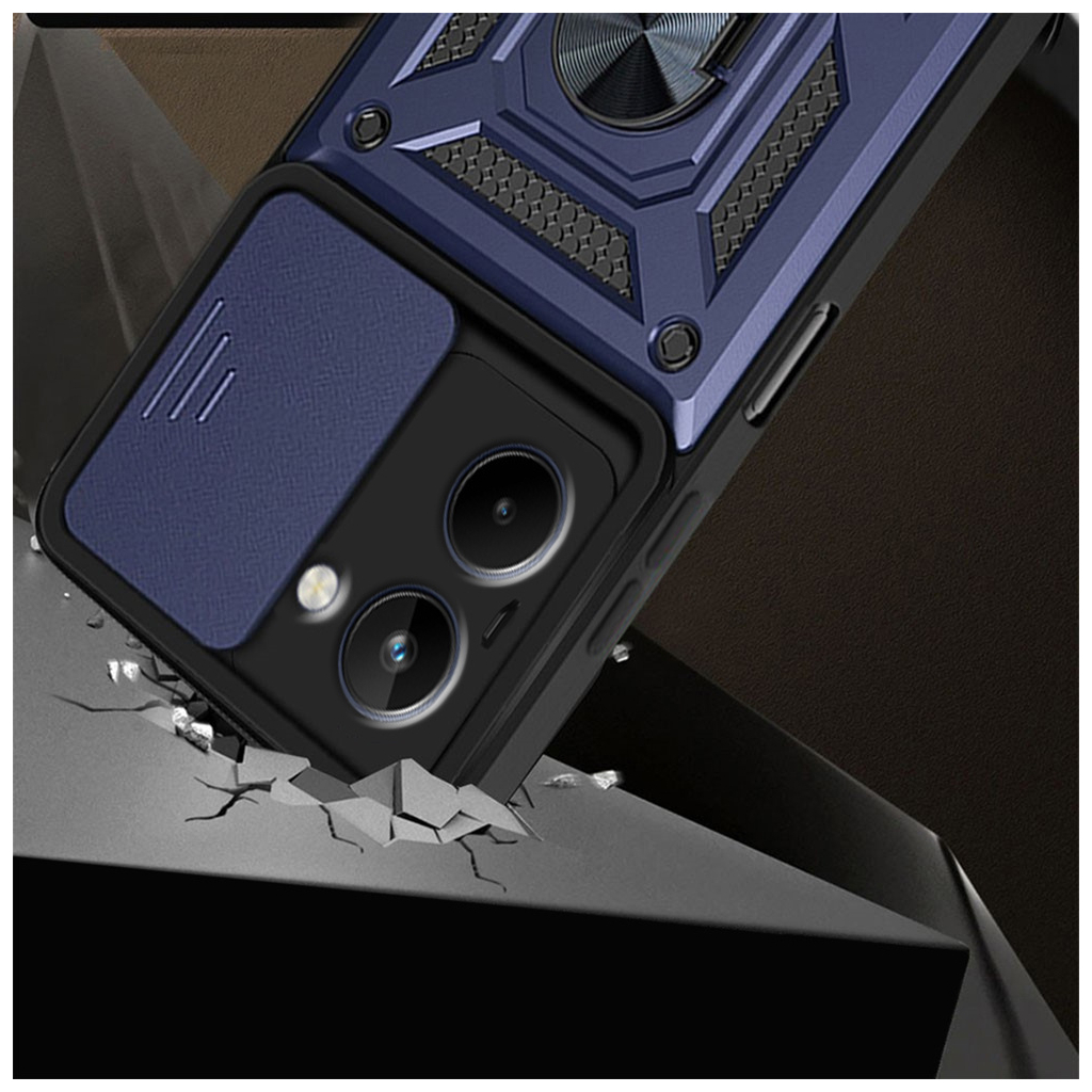 Чохол до мобільного телефона BeCover Military Xiaomi Redmi A5 / Poco C71 Blue (713544) - фото 4 Чохол до мобільного телефона BeCover Military Xiaomi Redmi A5 / Poco C71 Blue (713544) - фото 4