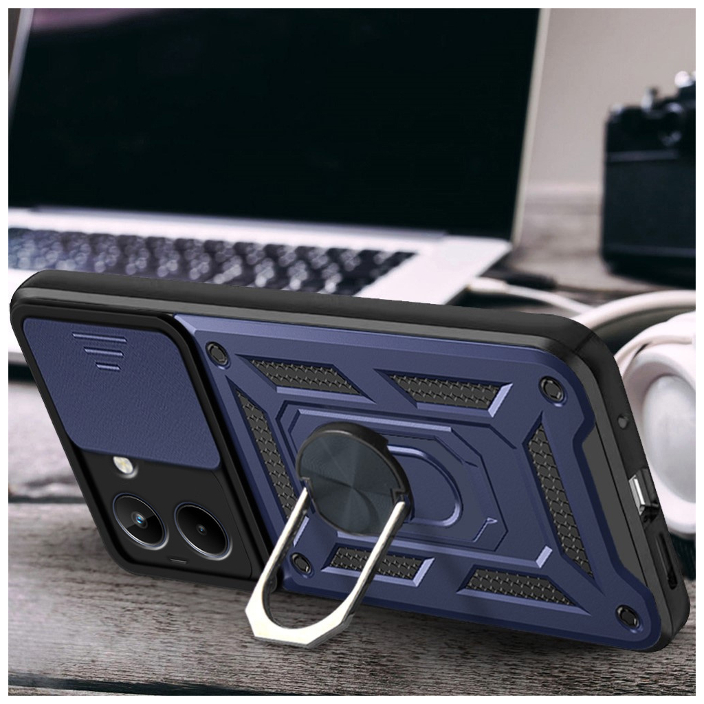 Чохол до мобільного телефона BeCover Military Xiaomi Redmi A5 / Poco C71 Blue (713544) - фото 5 Чохол до мобільного телефона BeCover Military Xiaomi Redmi A5 / Poco C71 Blue (713544) - фото 5