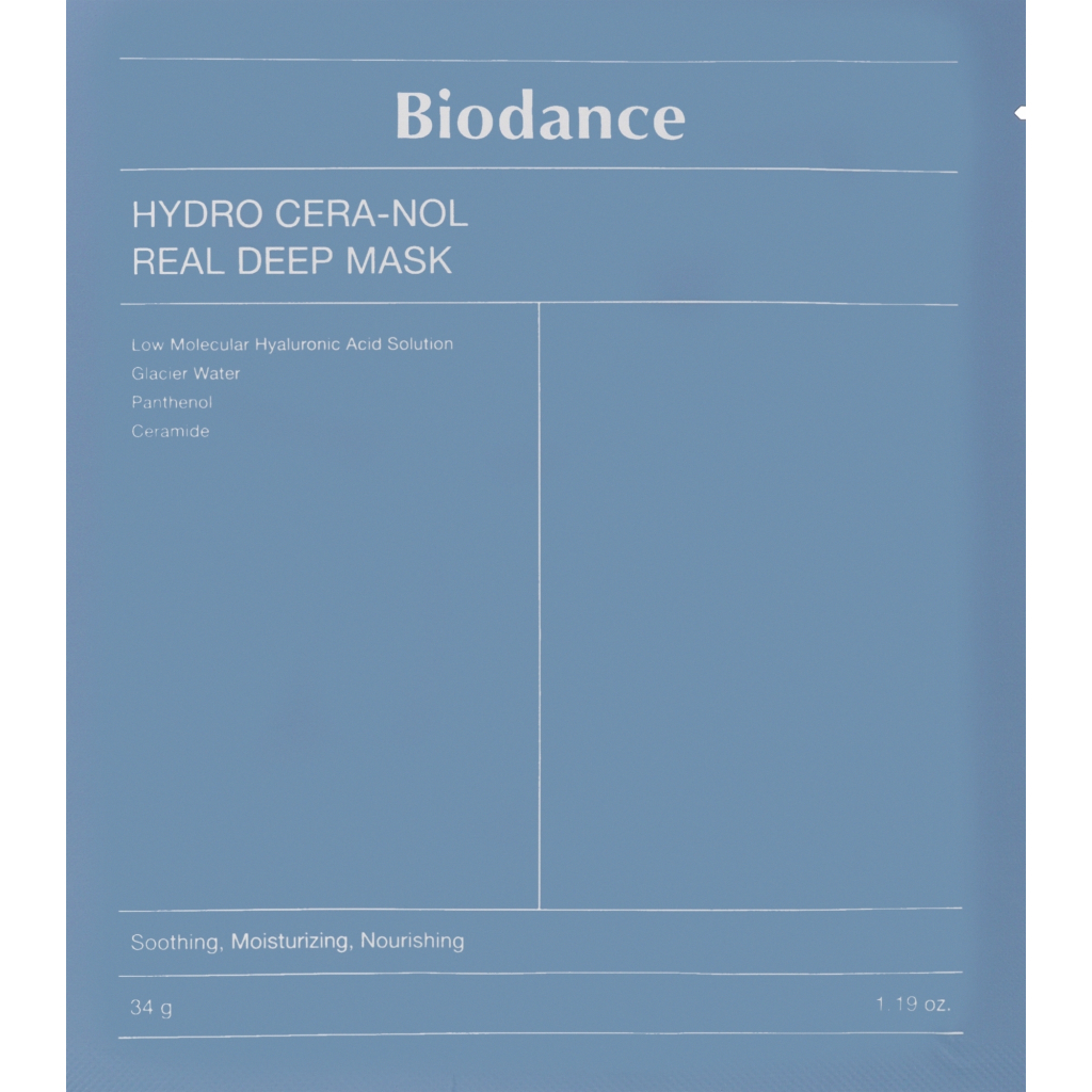 Маска для обличчя Biodance Hydro Cera-Nol Real Deep Sheet Mask 34 г (8809937360629) - фото 1 Маска для обличчя Biodance Hydro Cera-Nol Real Deep Sheet Mask 34 г (8809937360629) - фото 1