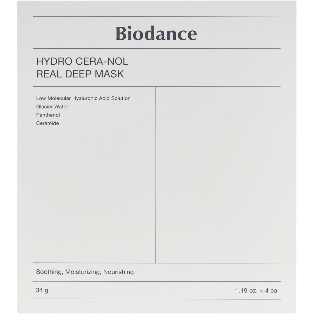 Маска для обличчя Biodance Hydro Cera-Nol Real Deep Sheet Mask 34 г (8809937360629) - фото 2 Маска для обличчя Biodance Hydro Cera-Nol Real Deep Sheet Mask 34 г (8809937360629) - фото 2