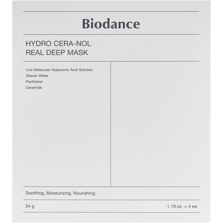 Маска для обличчя Biodance Hydro Cera-Nol Real Deep Sheet Mask 34 г (8809937360629) - фото 2