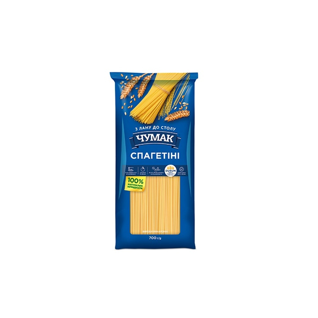 Макарони Чумак Спагетіні 700 г (4823096003627) - фото 1