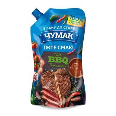 Соус Чумак BBQ Техаський 200 г (4823096008851) - фото 1