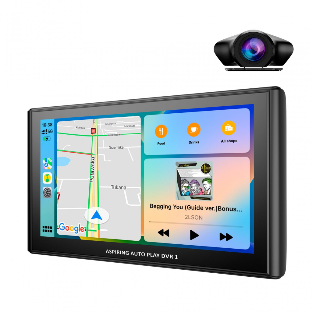 Автомобільний монітор Aspiring Auto Play DVR 1, Magnet, CarPlay, Android auto - фото 2 Автомобільний монітор Aspiring Auto Play DVR 1, Magnet, CarPlay, Android auto - фото 2