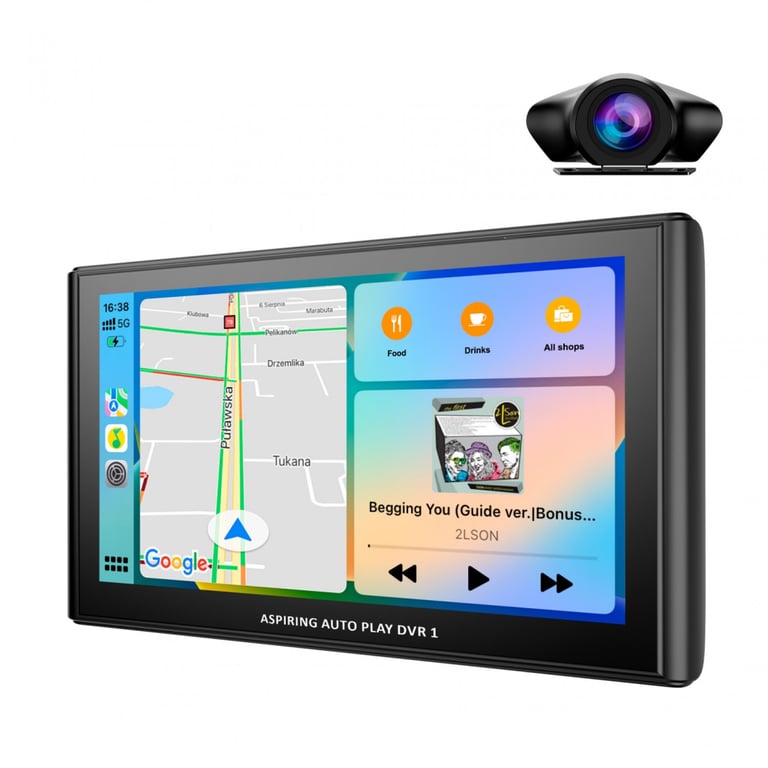 Автомобільний монітор Aspiring Auto Play DVR 1, Magnet, CarPlay, Android auto - фото 2