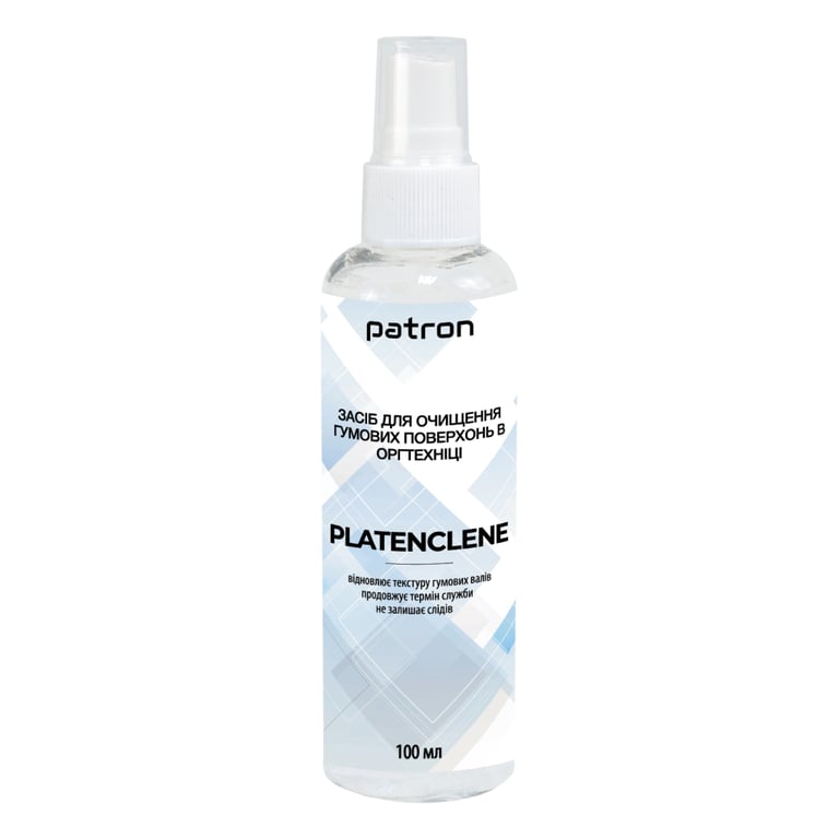 Рідина для очистки Platenclene spray, 100мл for rubber rollers Patron (CS-PCR-PLATENCL-100) - фото 1