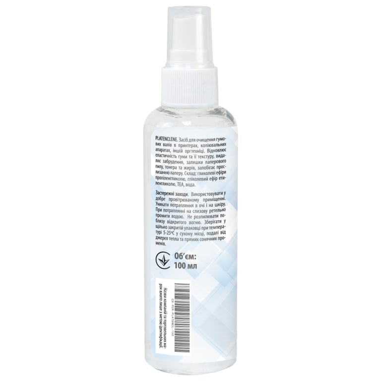 Рідина для очистки Platenclene spray, 100мл for rubber rollers Patron (CS-PCR-PLATENCL-100) - фото 2