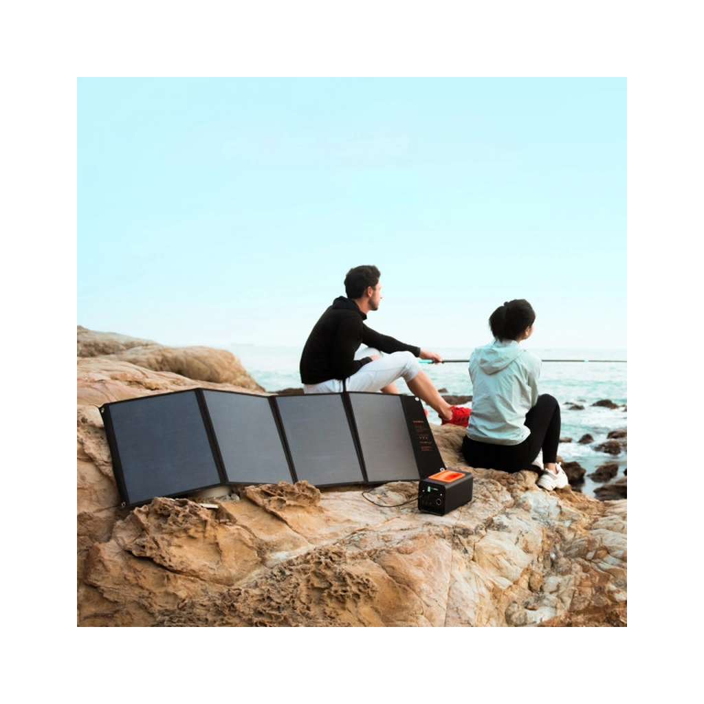 Портативна сонячна панель Choetech SC008-V2-BK 120W (SC008-V2-BK) - фото 7 Портативна сонячна панель Choetech SC008-V2-BK 120W (SC008-V2-BK) - фото 7