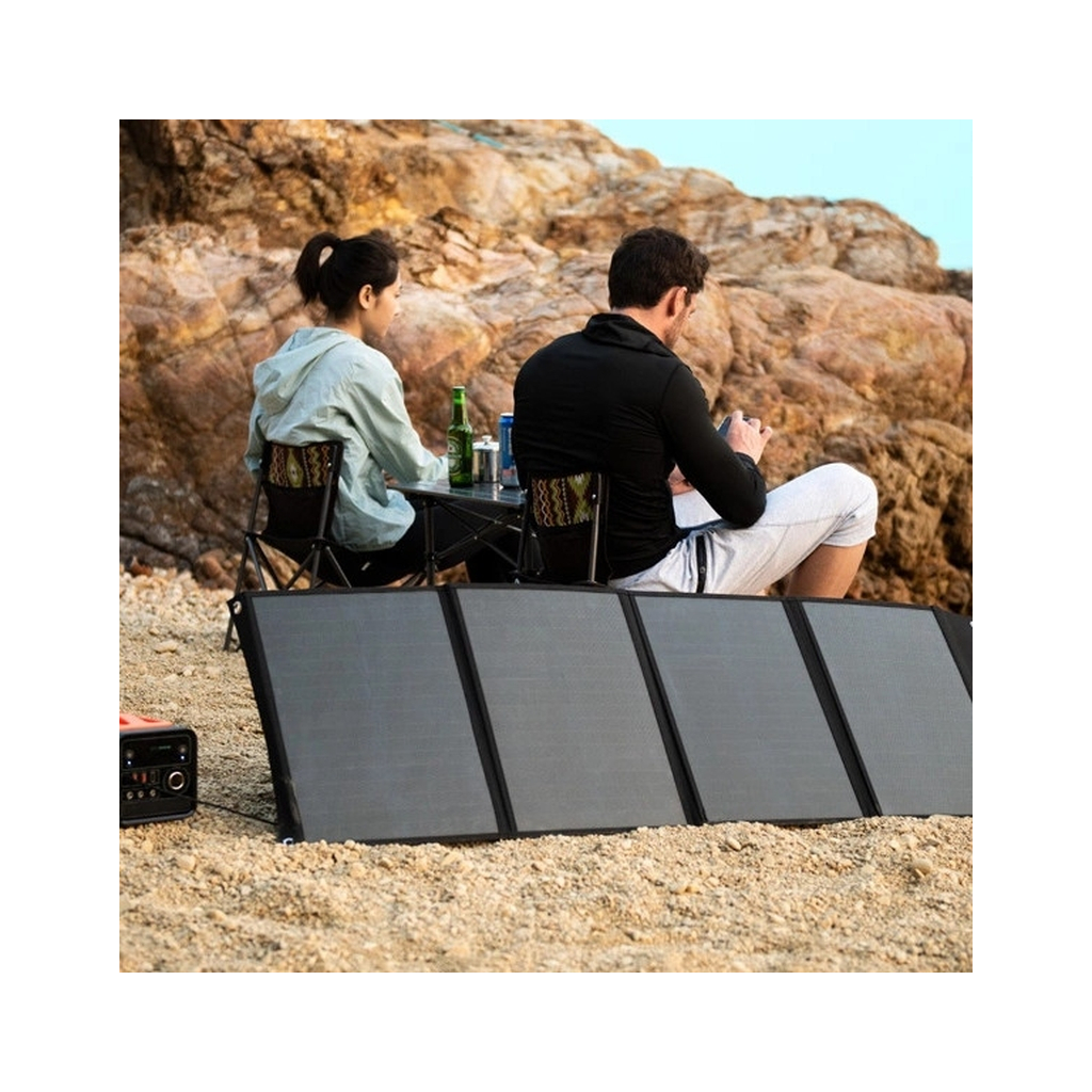 Портативна сонячна панель Choetech SC008-V2-BK 120W (SC008-V2-BK) - фото 8 Портативна сонячна панель Choetech SC008-V2-BK 120W (SC008-V2-BK) - фото 8