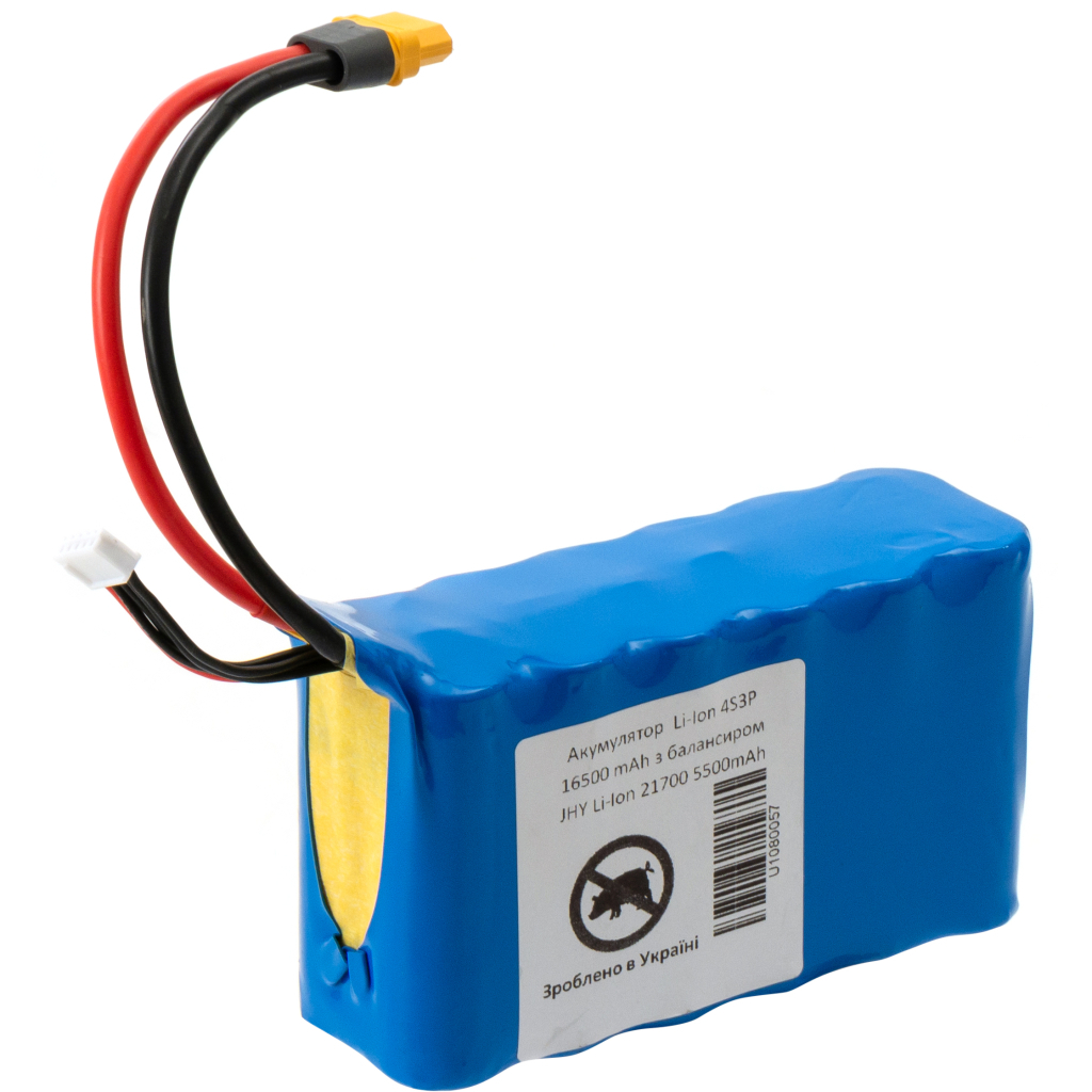 Акумуляторний блок Vinga 4S3Р 16500mAh з балансувальним дротом (JHY Li-Ion 21700 5500mAh) (16500BMSJHY4S3P) - фото 5 Акумуляторний блок Vinga 4S3Р 16500mAh з балансувальним дротом (JHY Li-Ion 21700 5500mAh) (16500BMSJHY4S3P) - фото 5