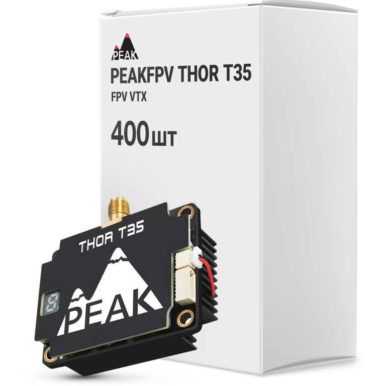 Відеопередавач (VTX) Peakfpv THOR T35 FPV VTX упаковка 400 шт. (T35BOX400) - фото 1