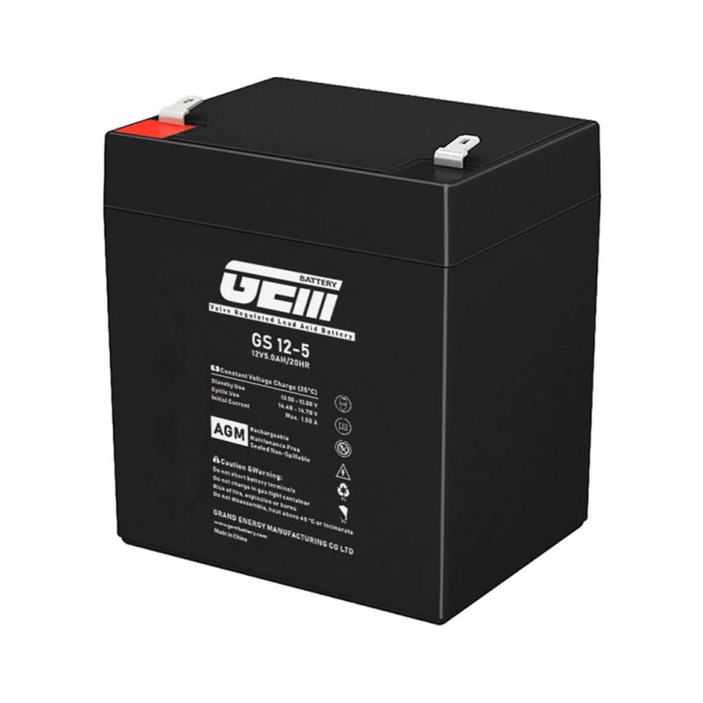 Батарея до ДБЖ GEM GS 12V-5Ah (GS 12-5) - фото 1