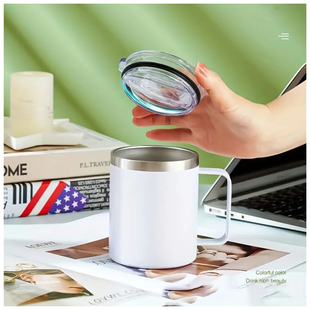 Термокружка TheGeneral з підігрівом та бездротовою зарядкою ThermoHub 15W з LED індикатором біла (40021321-08) - фото 7 Термокружка TheGeneral з підігрівом та бездротовою зарядкою ThermoHub 15W з LED індикатором біла (40021321-08) - фото 7