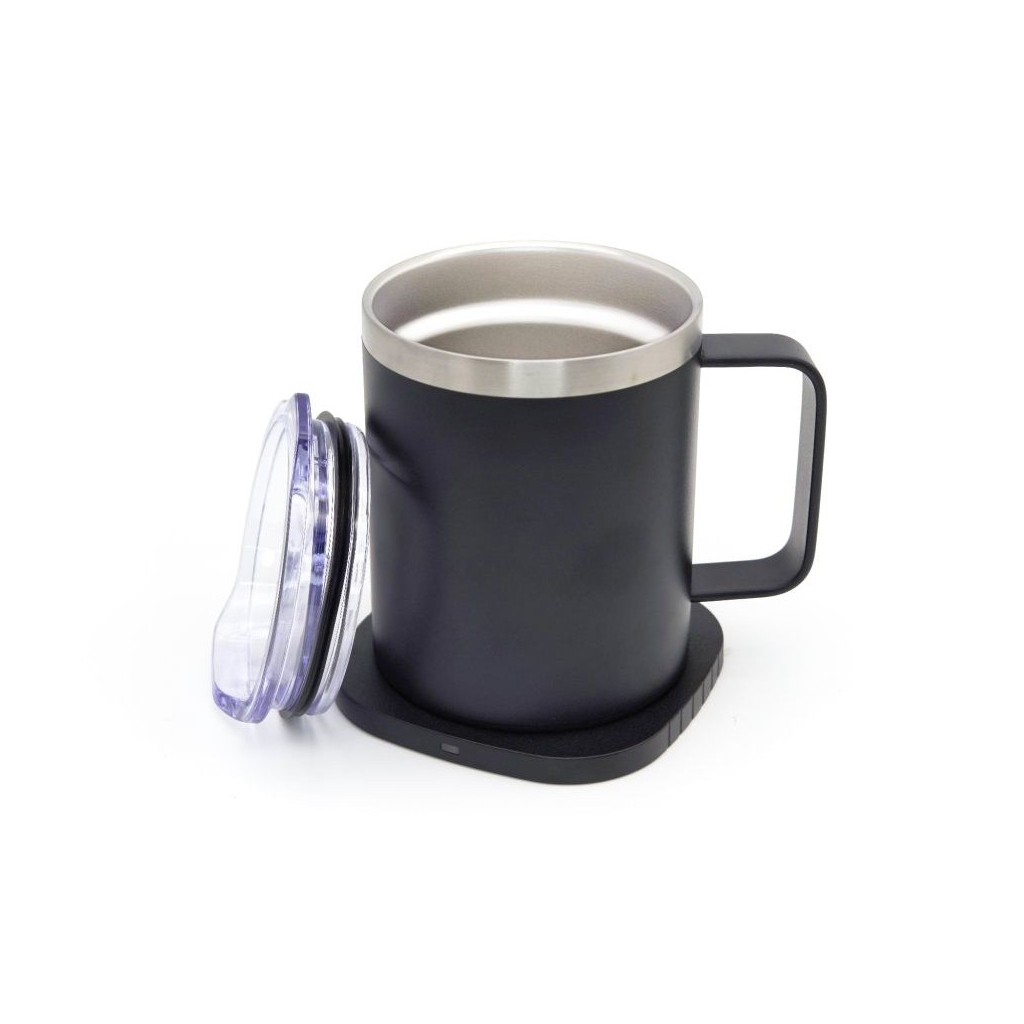 Термокружка TheGeneral з підігрівом та бездротовою зарядкою ThermoHub 15W з LED індикатором чорна (40021321-01) - фото 2 Термокружка TheGeneral з підігрівом та бездротовою зарядкою ThermoHub 15W з LED індикатором чорна (40021321-01) - фото 2