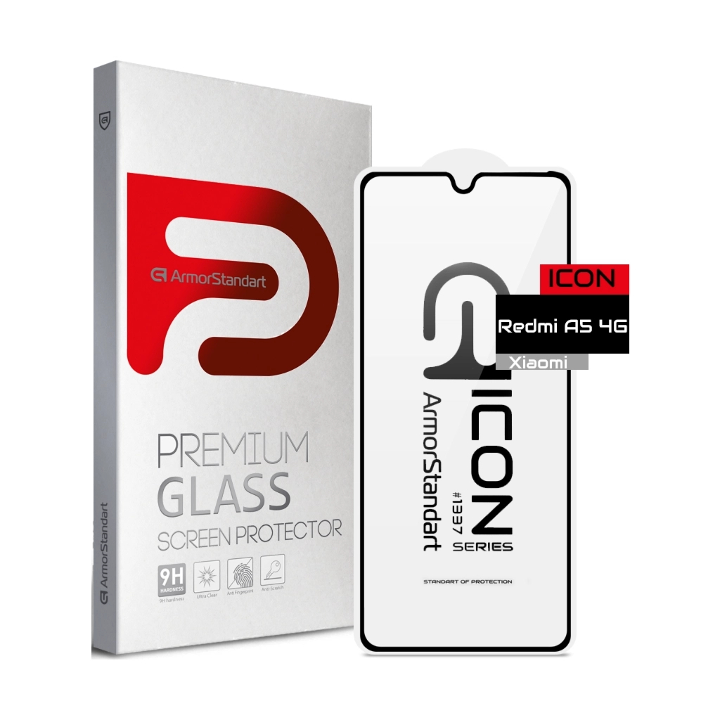 Скло захисне Armorstandart Icon Xiaomi Redmi A5 4G EU Black (ARM86436) - фото 1