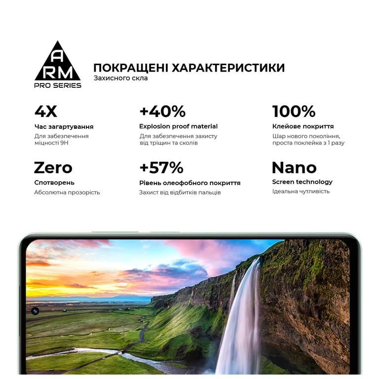 Скло захисне Armorstandart Pro Realme 14x 5G Black (ARM83557) - фото 5