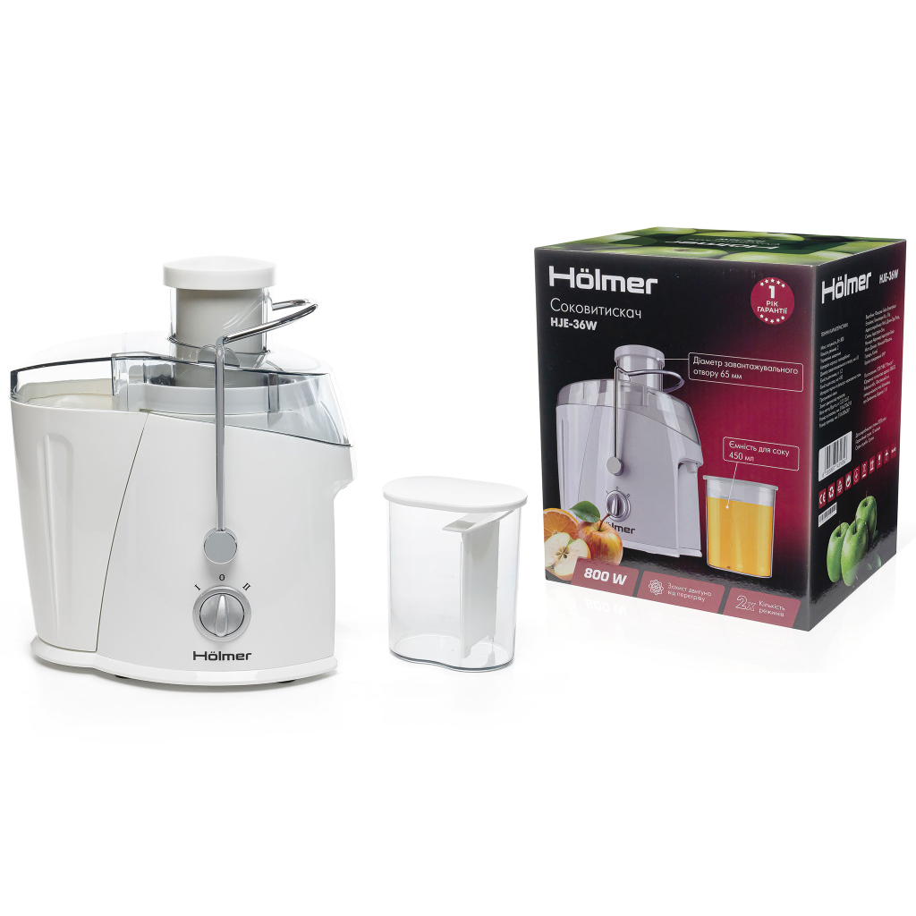 Соковижималка Hölmer HJE-36W - фото 11 Соковижималка Hölmer HJE-36W - фото 11