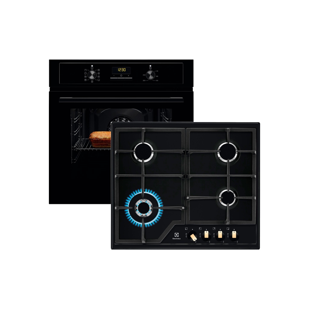 Комплект вбудованої техніки Electrolux Духова шафа EOF3H50BK + Варильна поверхня KGS6436RK (1) - фото 1 Комплект вбудованої техніки Electrolux Духова шафа EOF3H50BK + Варильна поверхня KGS6436RK (1) - фото 1