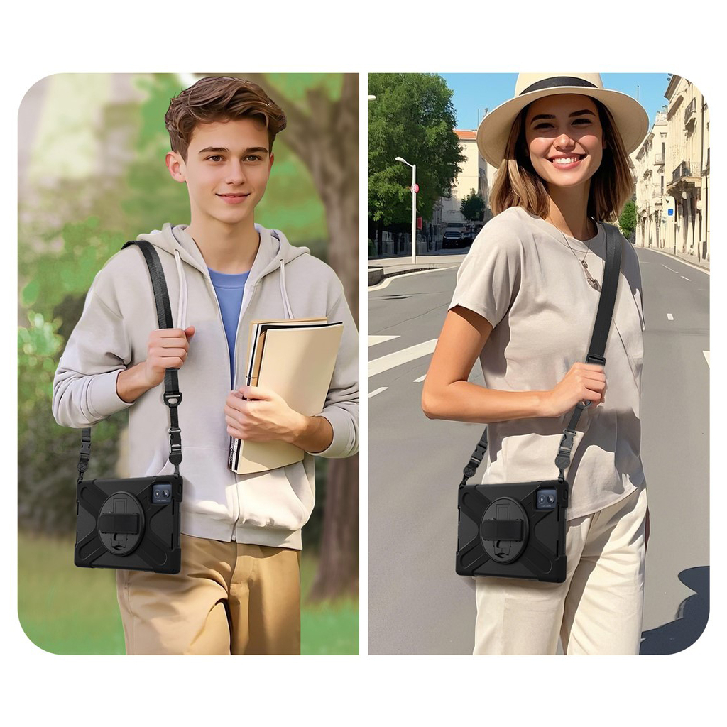 Чохол до планшета BeCover Heavy Duty Lenovo Tab K11 Plus TB-352F 11.45" Black (713635) - фото 5 Чохол до планшета BeCover Heavy Duty Lenovo Tab K11 Plus TB-352F 11.45" Black (713635) - фото 5