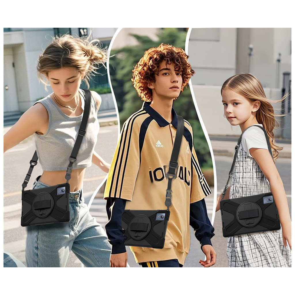 Чохол до планшета BeCover Heavy Duty Lenovo Tab K11 Plus TB-352F 11.45" Black (713635) - фото 6 Чохол до планшета BeCover Heavy Duty Lenovo Tab K11 Plus TB-352F 11.45" Black (713635) - фото 6