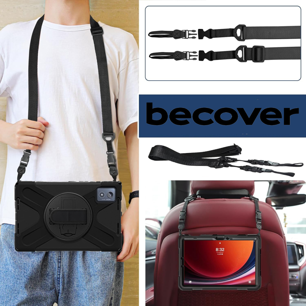 Чохол до планшета BeCover Heavy Duty Lenovo Tab K11 Plus TB-352F 11.45" Black (713635) - фото 7 Чохол до планшета BeCover Heavy Duty Lenovo Tab K11 Plus TB-352F 11.45" Black (713635) - фото 7